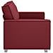 Divanetto  Rosso Vino 120 cm in Pelle Sintetica - Foto miniatura 5