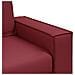 Divanetto  Rosso Vino 120 cm in Pelle Sintetica - Foto miniatura 7