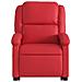 Poltrona Alzapersona Reclinabile Massaggio Rosso in Similpelle - Foto miniatura 9