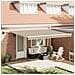 Tenda Manuale Retrattile con LED Beige 450x350 cm - Foto miniatura 2