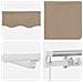 Tenda Manuale Retrattile con LED Beige 450x350 cm - Foto miniatura 8