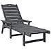 Lettini prendisole 2 pz Grigio Chiaro 162x53x98.5 cm HDPE - Foto miniatura 1