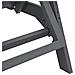 Lettini prendisole 2 pz Grigio Chiaro 162x53x98.5 cm HDPE - Foto miniatura 8