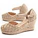 Wedge Sparto Spartsum2 Beige Beige Tessile - Foto miniatura 1