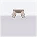 Lampada Da Soffitto Karbon 3l Taupe Sl. 1769 - Minimalist Lampada A Soffitto Talpa 16.5x25x25 Cm - Foto miniatura 3