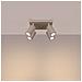 Lampada Da Soffitto Karbon 3l Taupe Sl. 1769 - Minimalist Lampada A Soffitto Talpa 16.5x25x25 Cm - Foto miniatura 4