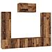 Set mobile TV 7 pcs Legno vecchio 180 x 30 x 120 cm - Foto miniatura 1