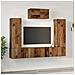 Set mobile TV 7 pcs Legno vecchio 180 x 30 x 120 cm - Foto miniatura 4