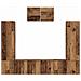 Set mobile TV 7 pcs Legno vecchio 180 x 30 x 120 cm - Foto miniatura 8