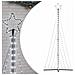 Albero di Natale a LED 447 LED Bianco Freddo 249 cm - Foto miniatura 1