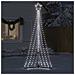 Albero di Natale a LED 447 LED Bianco Freddo 249 cm - Foto miniatura 3
