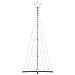 Albero di Natale a LED 447 LED Bianco Freddo 249 cm - Foto miniatura 6