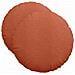 Cuscini per Seduta 2 pcs Rosso Arancio Ø 50 cm Tessuto in Cords - Foto miniatura 1