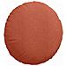 Cuscini per Seduta 2 pcs Rosso Arancio Ø 50 cm Tessuto in Cords - Foto miniatura 5