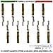 Contatti Magnetici Ottone Da Incasso Dieci Pezzi Sensore Magnetico Reed Nc Collegamento 4 Fili Tensione Transito Max 1 - Foto miniatura 1