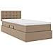 Letto con contenitore e materasso Cappuccino 90 x 200 cm - Foto miniatura 5