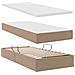 Letto con contenitore e materasso Cappuccino 90 x 200 cm - Foto miniatura 8