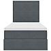 Letto con contenitore e materasso Grigio scuro 90 x 200 cm - Foto miniatura 7
