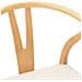 Sedia da pranzo 2 pcs Naturale e chiaro Legno di gomma solido - Foto miniatura 8