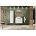 | Armadio alto 139 cm - bianco - mobili da bagno, mobili da bagno, armadio alto da bagno, armadio bianco da bagno, cassettiera da bagno - Foto miniatura 4