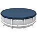 Copertura per piscina Ø457 x 20 cm Rotondo PVC e PET - Foto miniatura 4