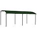 Gazebo 6 x 3 x 2,55 m Verde Tessuto e Alluminio 180 gsm - Foto miniatura 1