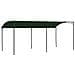 Gazebo 6 x 3 x 2,55 m Verde Tessuto e Alluminio 180 gsm - Foto miniatura 4