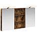 Set di Armadi da Bagno con porta 3 pcs 120 x 10,5 x 60,5 cm - Foto miniatura 1