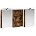 Set di Armadi da Bagno con porta 3 pcs 120 x 10,5 x 60,5 cm - Foto miniatura 5