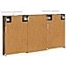 Set di Armadi da Bagno con porta 3 pcs 120 x 10,5 x 60,5 cm - Foto miniatura 9