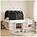 Letto con Tunnel 3 pcs Bianco e Nero Legno multistrato - Foto miniatura 2