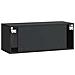 Mobile Porta TV da Muro Nero 78,5 x 31 x 30 cm - Foto miniatura 6
