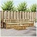 Set di divani da esterno con cuscino 5 pcs Bianco e Beige - Foto miniatura 2