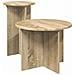 Set tavolini 2 pcs Rovere Sonoma Legno ingegnerizzato - Foto miniatura 1