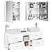 Set di mobili per il bagno 5 pcs Bianco - Foto miniatura 3