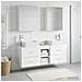 Set di mobili per il bagno 5 pcs Bianco - Foto miniatura 4