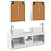 Set di mobili per il bagno 5 pcs Bianco - Foto miniatura 8