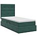 Letto con contenitore e materasso Verde Scuro 100 x 200 cm - Foto miniatura 8