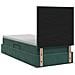 Letto con contenitore e materasso Verde Scuro 100 x 200 cm - Foto miniatura 9