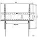 ICA-PLB 860 - Supporto a Muro per TV LED LCD 42-80'' Ultra Slim fisso H600mm - Foto miniatura 2