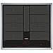 Piano Cottura EX645LYC1E a Induzione 4 Zone Cottura da 58 cm Colore Nero - Foto miniatura 1