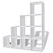 Libreria / Scaffale Espositore a Scala 142 cm Bianco - Foto miniatura 2