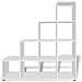 Libreria / Scaffale Espositore a Scala 142 cm Bianco - Foto miniatura 3