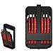 43159 fessura elettrico, Phillips 6 pezzi. Nella scatola slimBit Bit Set rosso - Foto miniatura 1