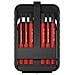 43159 fessura elettrico, Phillips 6 pezzi. Nella scatola slimBit Bit Set rosso - Foto miniatura 2