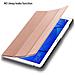 Custodia Per Tablet Compatibile Con Huawei Mediapad T3 10 (9.6"" Zoll) In Oro Rosa Pastello - Coperchio Protettiva Ultra Sottile Senza Funzione Auto Wake Up E Stand - Foto miniatura 6