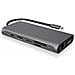 Dockingstation IB-DK4050-CP USB 3.2 Gen 1 (3.1 Gen 1) Type-C 5000 Mbit / s Antracite - Foto miniatura 2