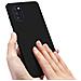 Cover Silicone Samsung Galaxy A41 Semi-rigida Opaca Soft Touch Nero - Foto miniatura 3