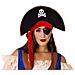 59390 Cappello Pirata Nero Unico (59390 - Foto miniatura 1