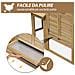Pollaio Prefabbricato In Legno Per 2 Galline Per Giardino - Foto miniatura 6